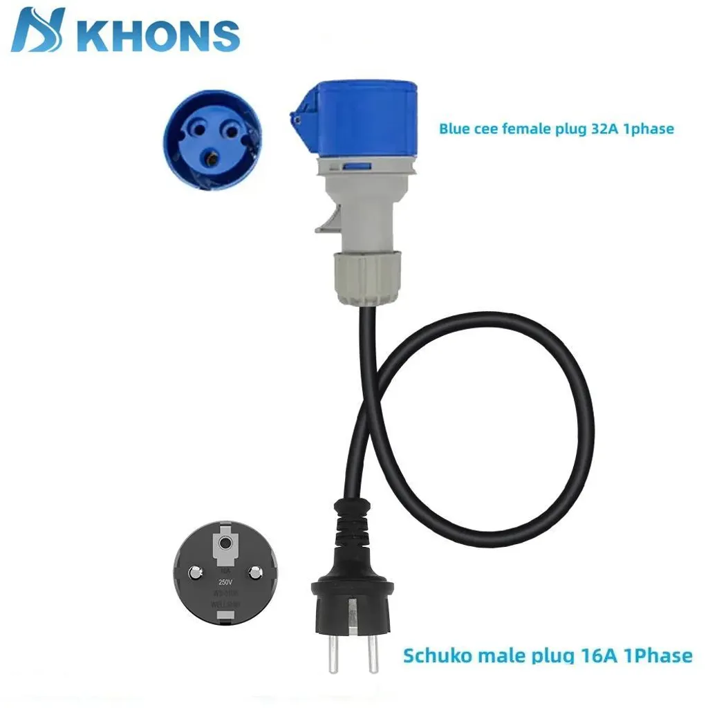 Solution de recharge EV pour camping et domicile 16A Schuko CEE bleu - 2