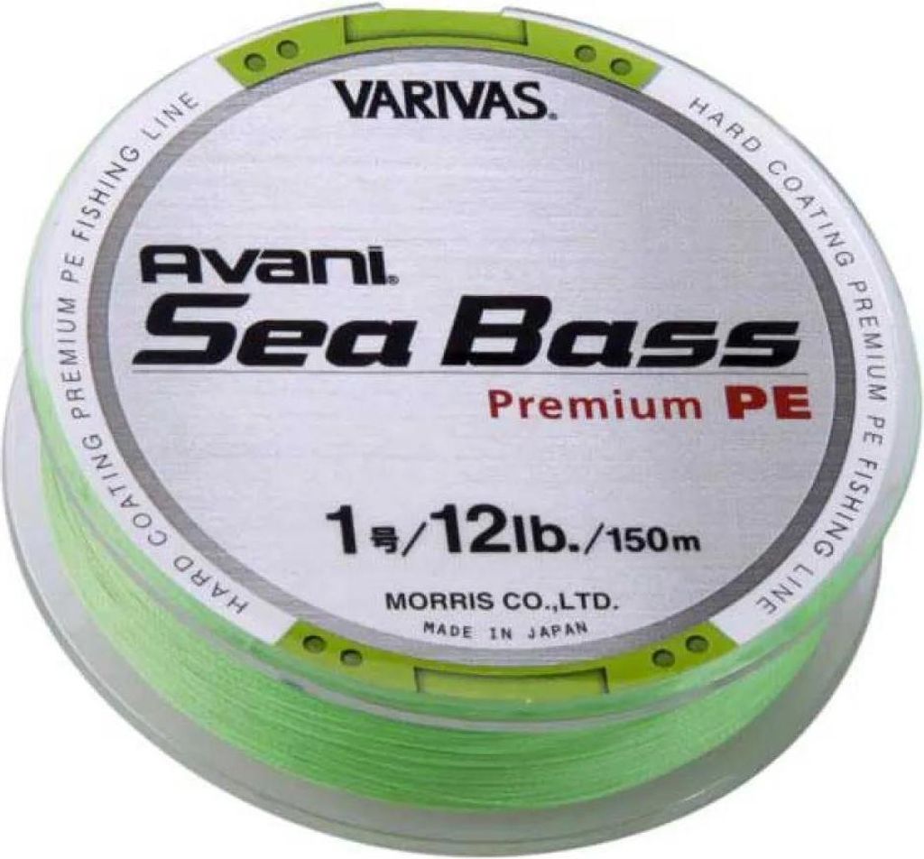 Varivas Seabass Premium Geflochtene Schnur 150 M Grün 0.205 Produktbild 