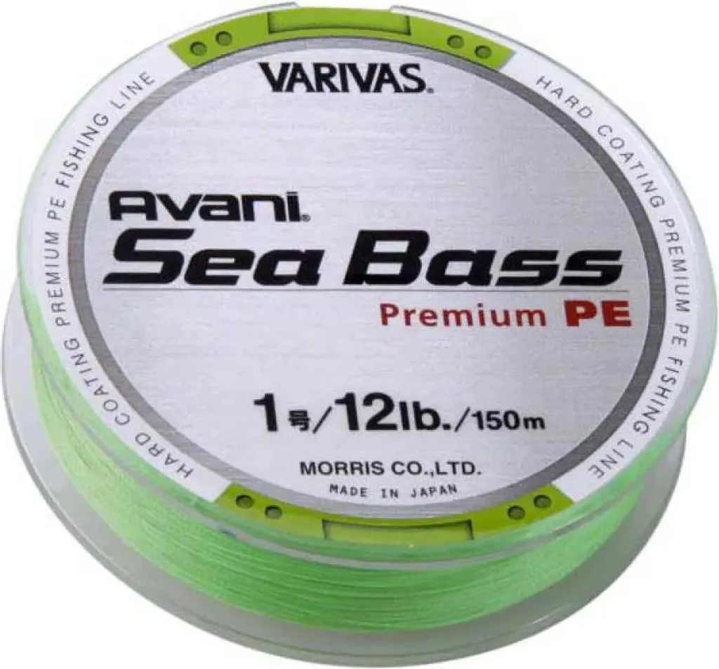 Tresse Lancer Longue Distance Varivas Seabass Premium 150m Vert 0.205
