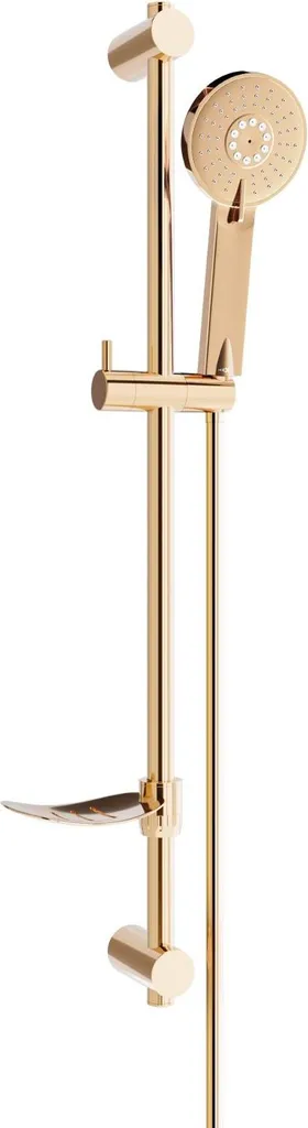 Mexen DF40 set doccia scorrevole, oro rosa - 785404582-60