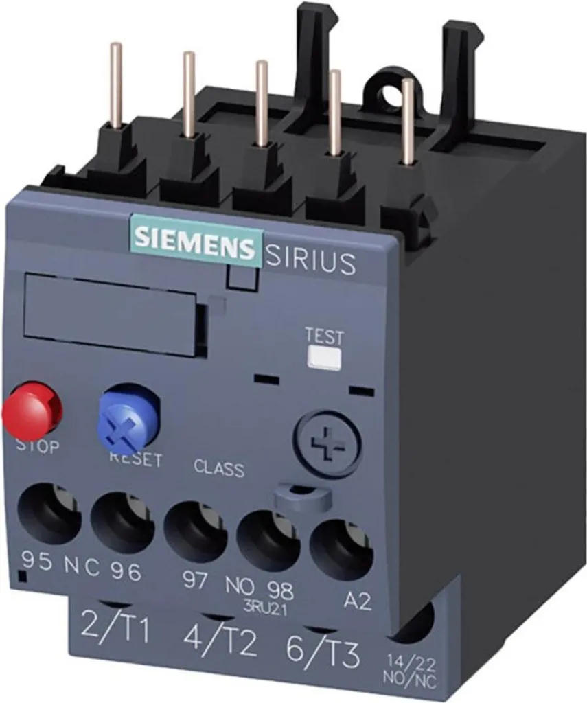 Relè Siemens 3RU2116-1GB0 S00 4,5-6,3A | Protezione SIRIUS Originale
