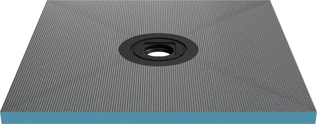 Mai & Mai Duschelement 90x90cm Duschboard befliesbar Duschelemente mit rinne Duschtasse bodeneben Gefälleplatte XPS