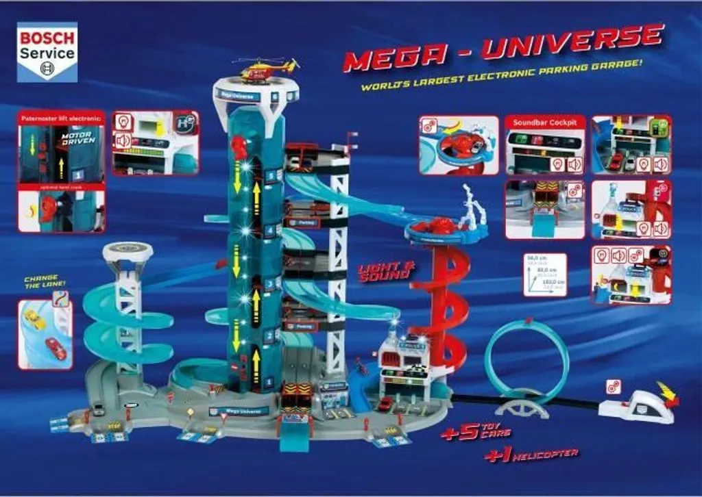 Bosch Car Service Mega Universe : Jeu de Construction Éducatif et Robuste