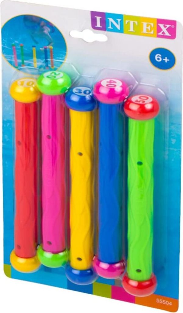 Intex 55504 - UNDERWATER PLAY STICKS (Bâtons de jeu Image du produit 