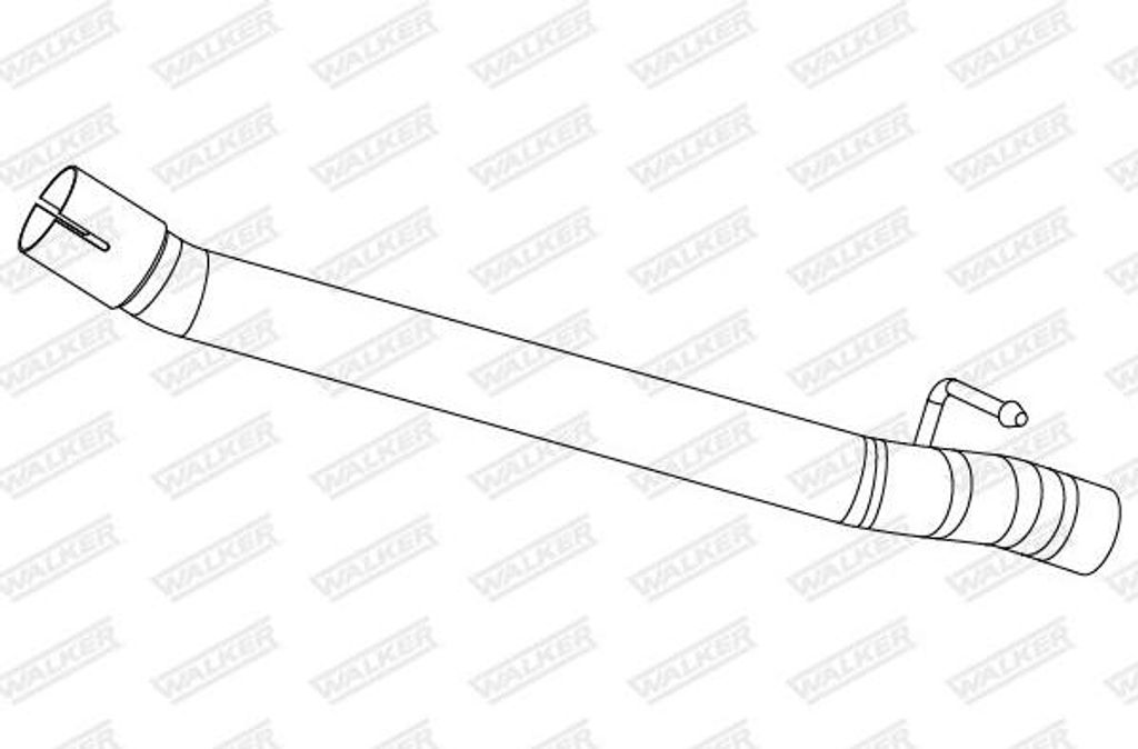 WALKER 10874 Abgasrohr OE 1750327 kompatibel mit Focus