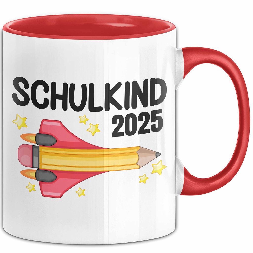 Trendation - Einschulung Junge Mädchen Geschenk Schultüte Füllung Tasse Schulstart 1. Schultag Schuleinführung Schulanfang Geschenkidee Schulki...