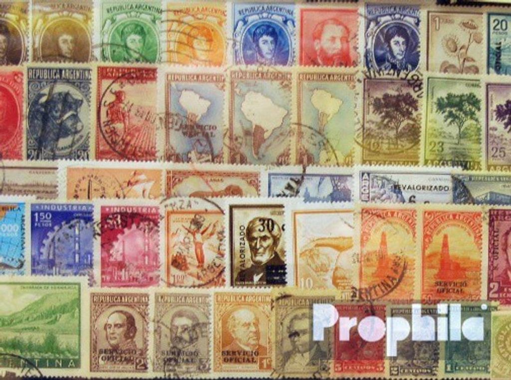 Briefmarken Argentinien 300 verschiedene Marken Produktbild 