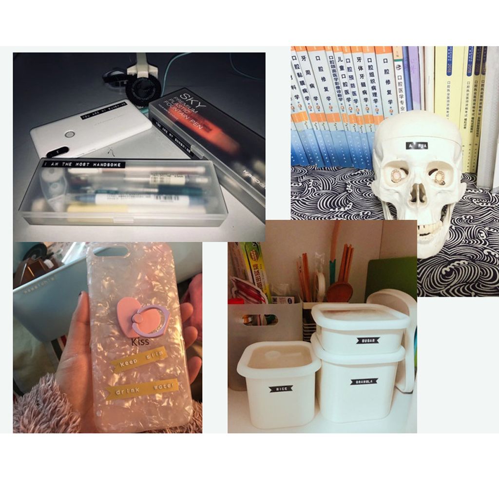 Mini prenosný ručný štítkovač DIY 3D reliéfny štítkovač Obrázok produktu 8