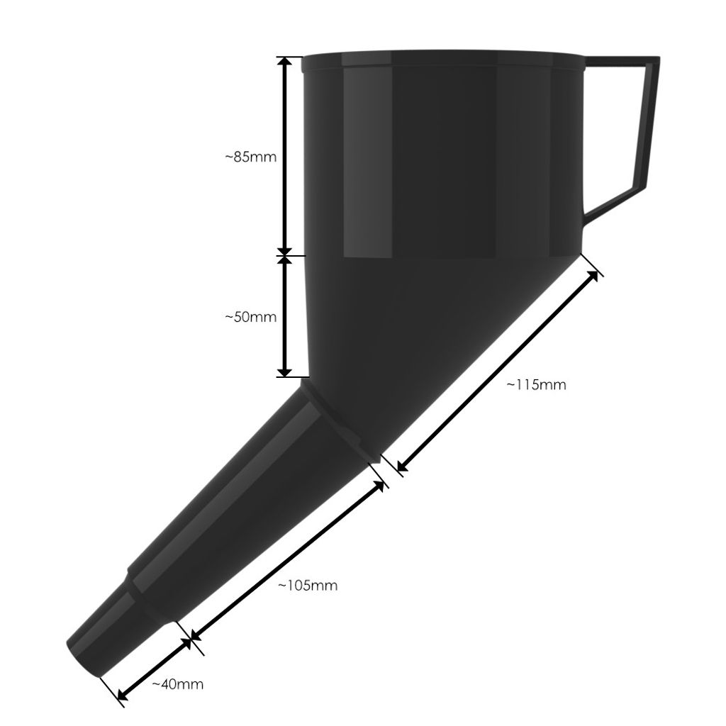 Einfülltrichter Fülltrichter Kunststoff Trichter mit Metallsieb Ø 12 cm