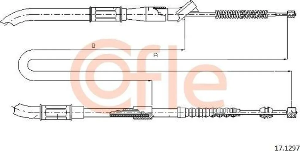 Câble de commande de frein de stationnement arrière Celica - COFLE 171297