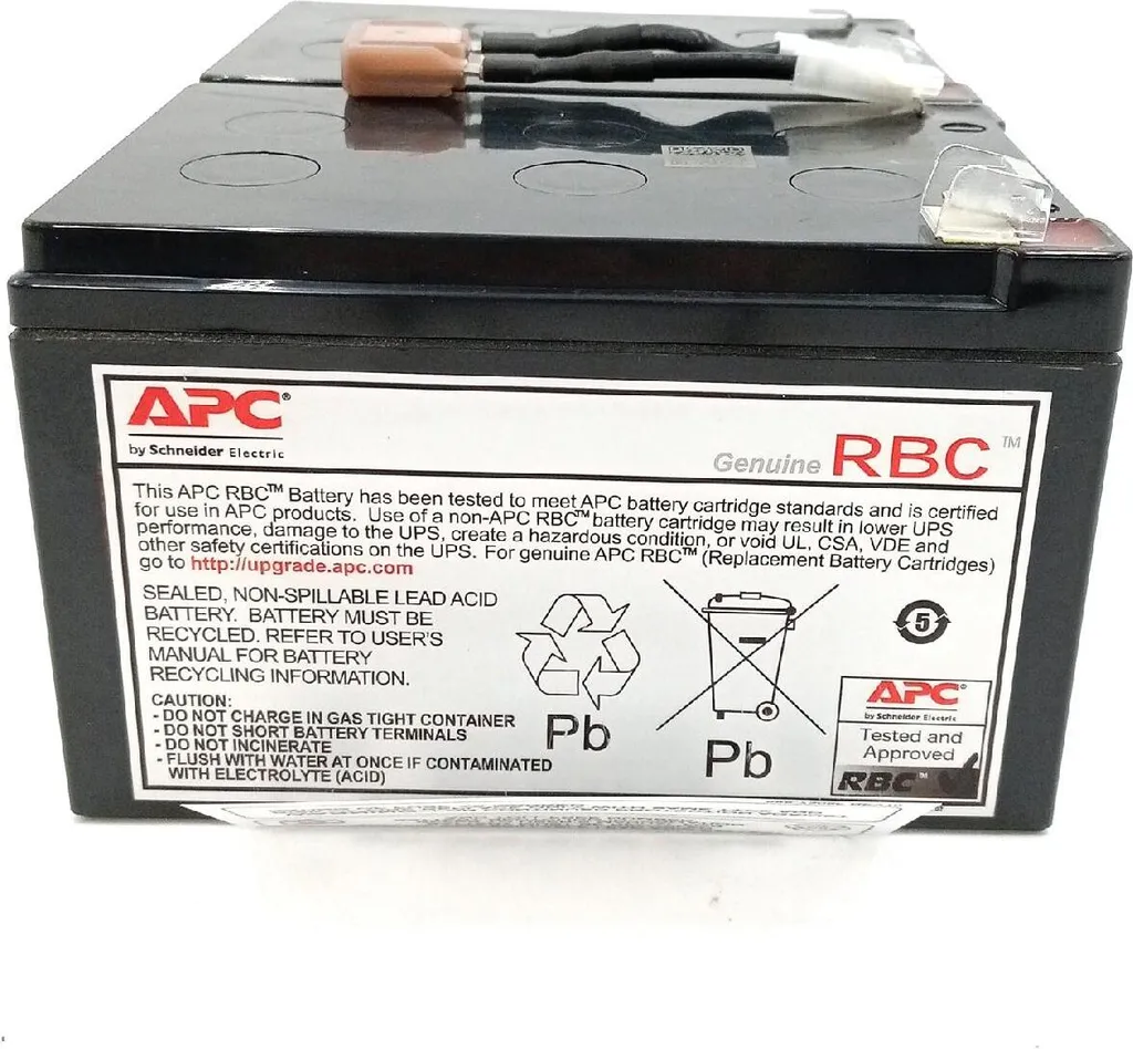 Bloc de batteries pour APC RBC6 cartouche onduleur SMC1500I étanche - 4