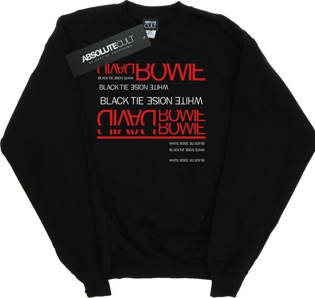 David Bowie - Sweatshirt für Damen BI14991 (S) (Schwarz)
