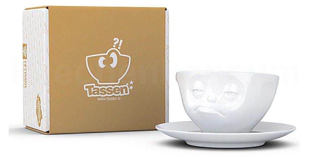 Fiftyeight Products Kaffee Tasse - verpennt weiß Produktbild 