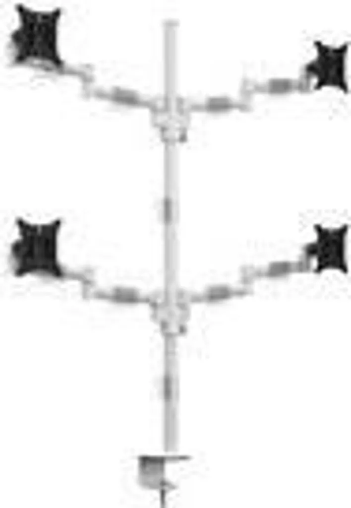 Multibrackets 7756 - Support Bureau 4 écrans 15-30' VESA 100 - 3