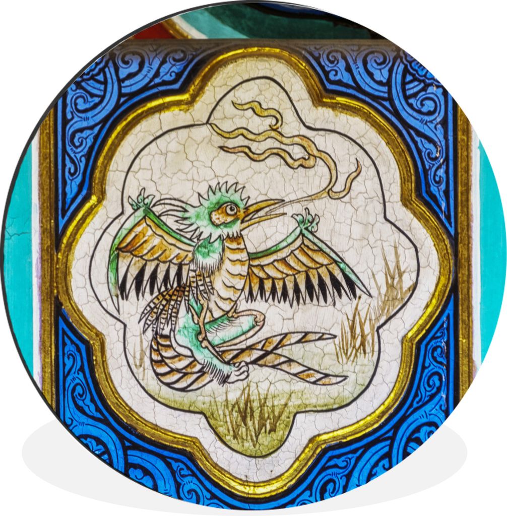 MuchoWow - Wand Kreis - Wandbild - Schlafzimmer - Aluminium Bild - Kinderzimmer - Wohnzimmer Dekoration - Wandschmuck