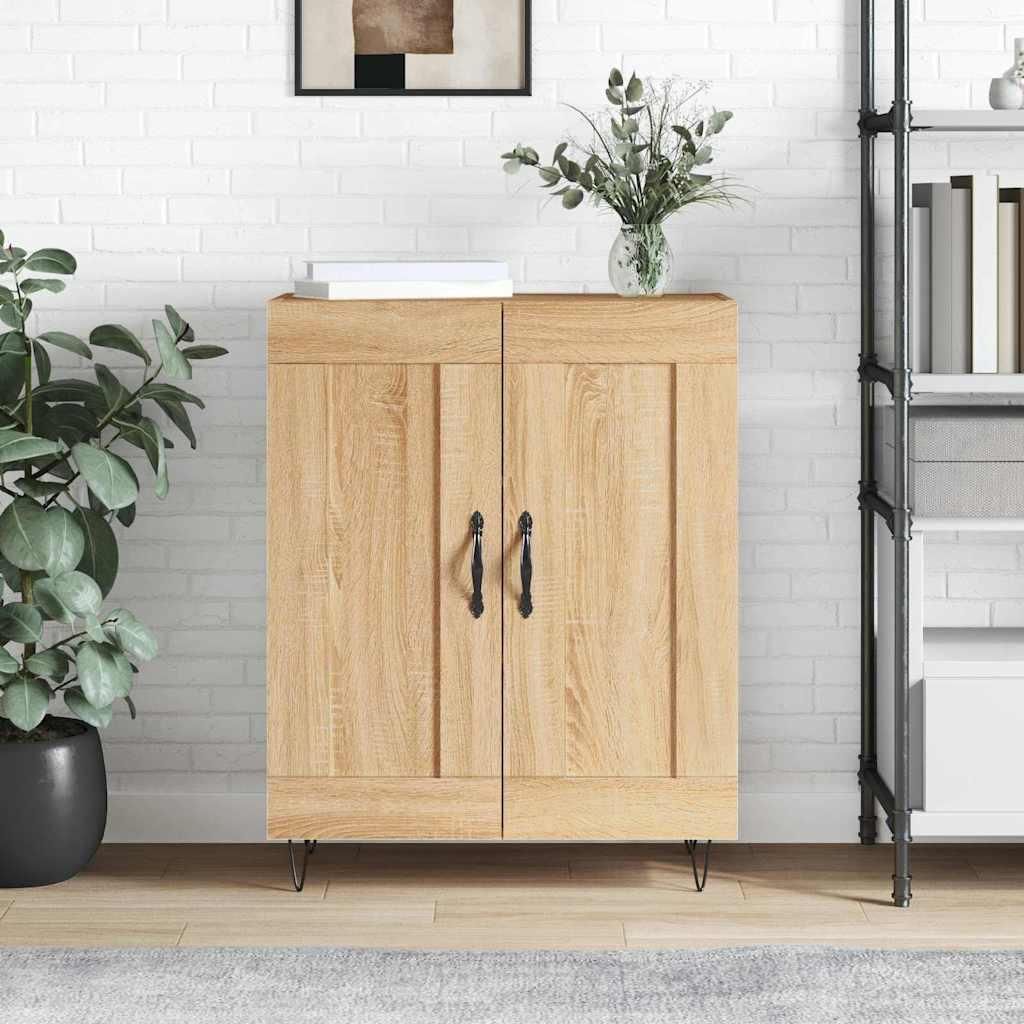 Maison Exclusive - Sideboard Sonoma-Eiche 69,5x34x90 cm Holzwerkstoff