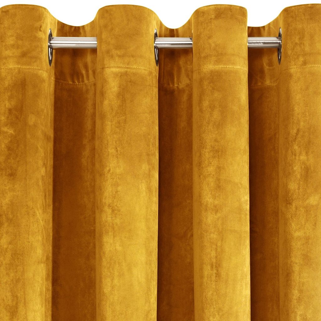Hotová záclona VILLA 140x250 horčica Obrázok produktu 
