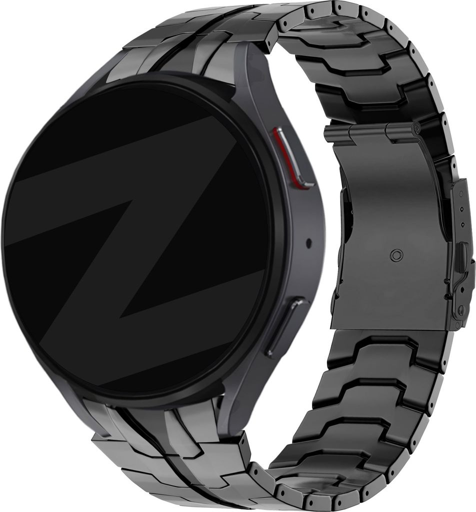 Bandz Stahlarmband „Iron“ Samsung Galaxy Watch 7 (40&44mm) / Galaxy Watch 6 (Classic) / 5 40mm & 44mm / Watch 5 Pro / 4 & Watch 4 Classic / Wat...