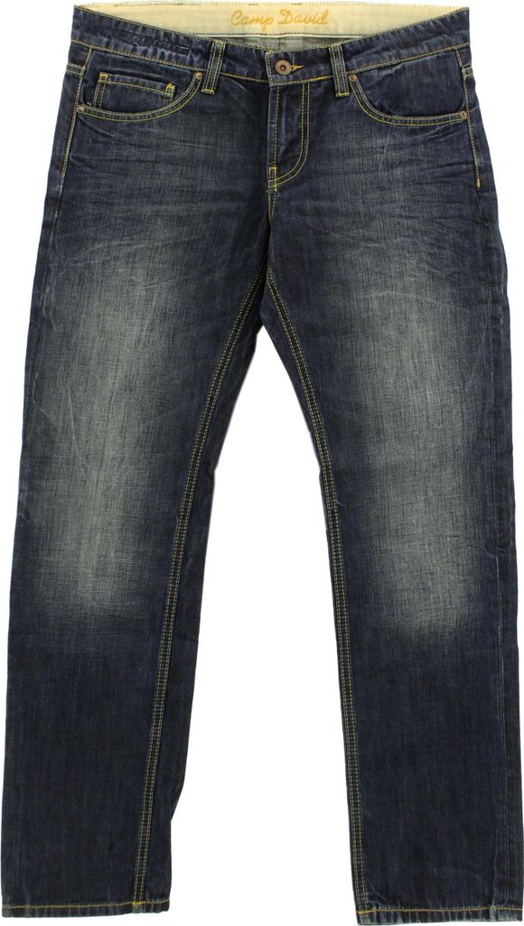 27198Z Camp David, BR:AD:R615, Herren Jeans Hose, Denim ohne Stretch, blue used, W 30 L 34