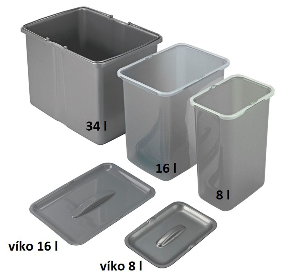 Zlewozmywaki oddzielny kosz 8 l Zdjęcie produktu 