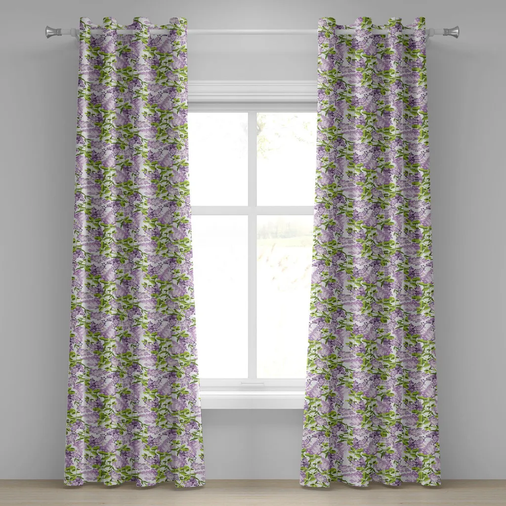 Tenda Lavabile ABAKUHAUS 280x245 cm - Stampa Eco-Friendly Malva