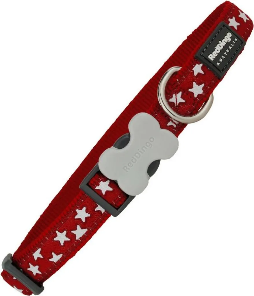 Collare Cani Piccolo Red Dingo Stars 20-32cm | Miglior Prezzo Online - 2