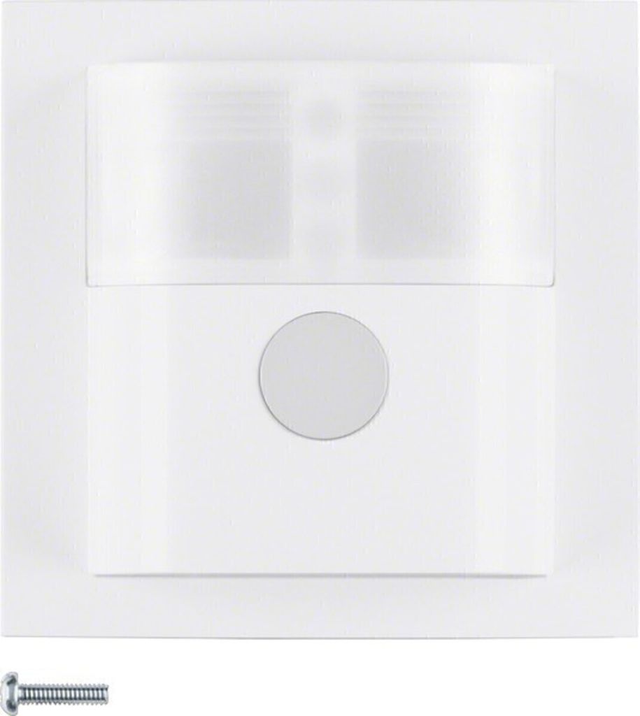 Berker Unterputz Bewegungsmelder 1,1 m Serie S.1/B.3/B.7 polarweiß, glänzend