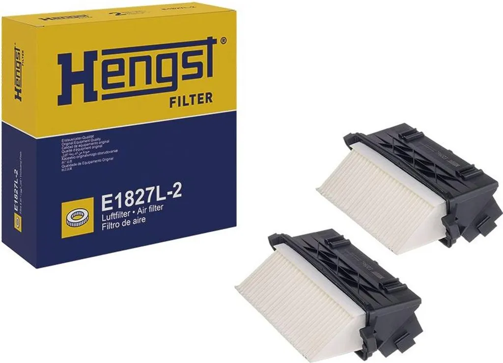 Filtre à air Hengst E1827L-2 contre l'encrassement et perte de puissance