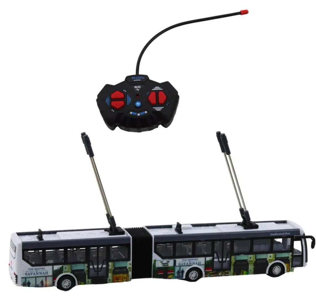 Trolleybus RC Lumineux Grande Taille avec Télécommande Multidirection - 3