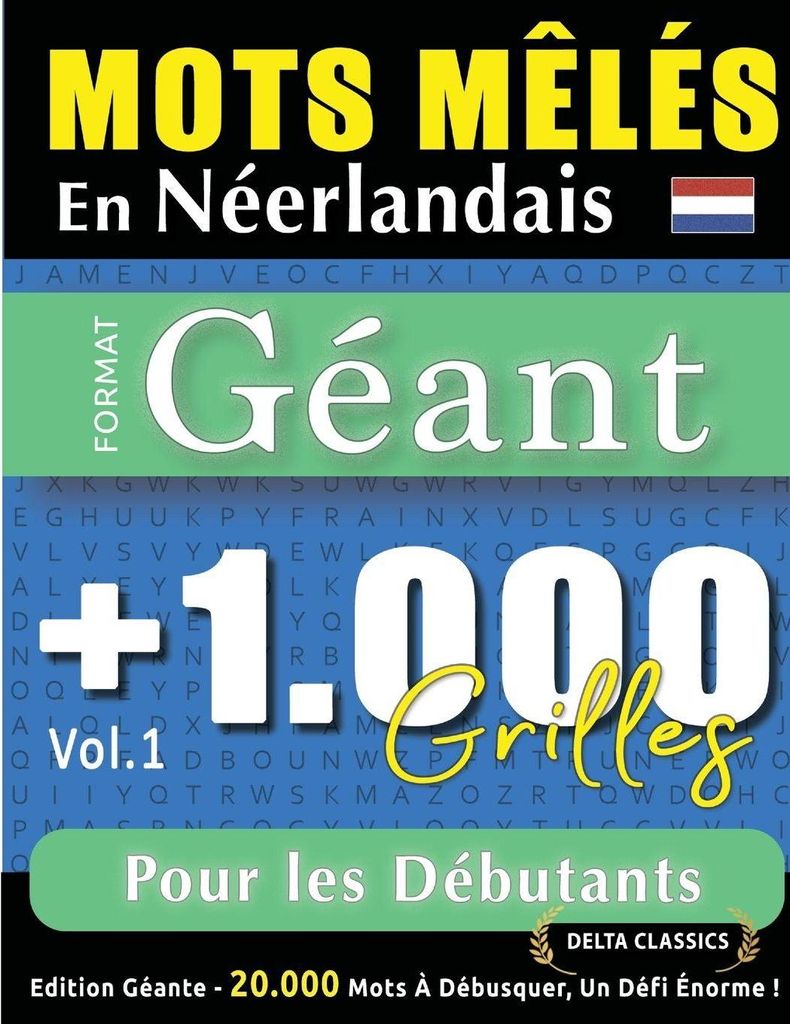 Mots Mêlés En Néerlandais Format Géant