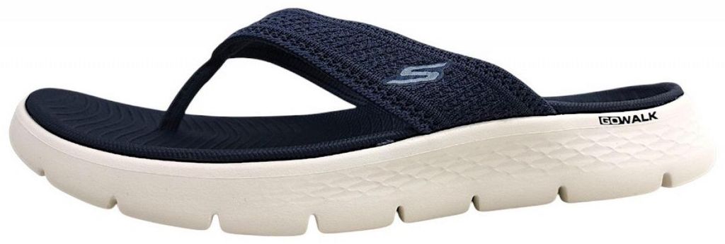 Skechers Go Walk Flex Pantolette Blau in Gr. 40