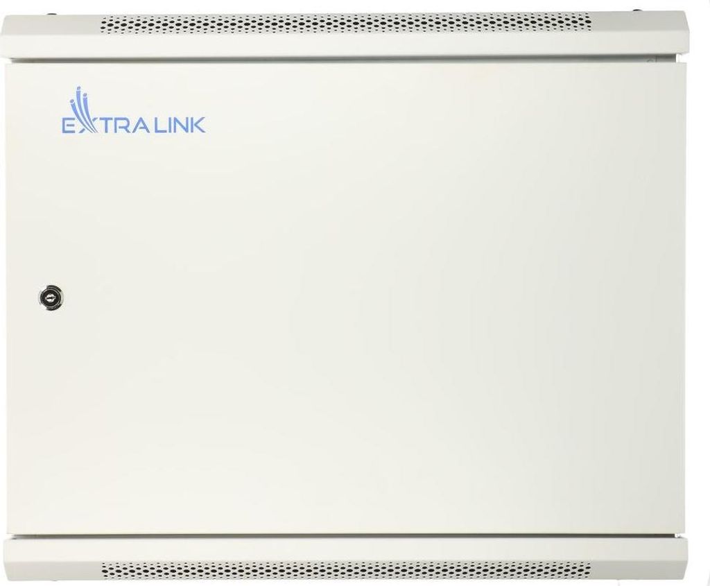 Extralink Racková skříň 12U 600x600 ASP Šedá namontovaná na Obrázek produktu 