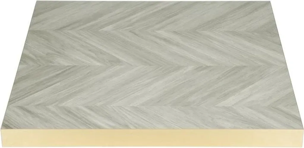 Plateau de table rond 70 cm décor chevron Bolero pour restaurant
