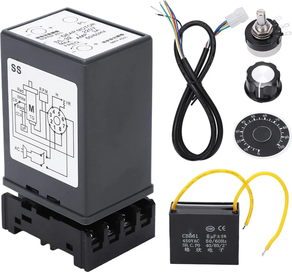 Régulateur moteur BERM AC 220V stable avec boîtier de commande déporté