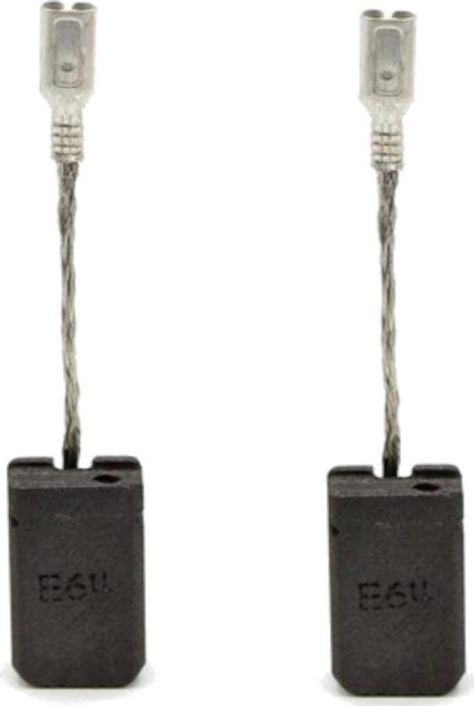 2x Trade-Shop Motorkohlen / Kohlebürsten 6x10x17mm für Bosch GBR 15 CA (3 601 G76 000, 3 601 G76 001, 3 601 G76 030, 3 601 G76 031) Betonschleifer