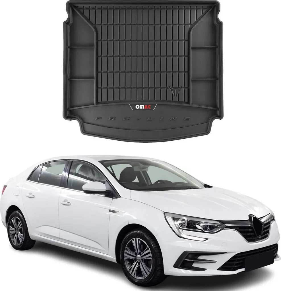 MTM Vasca Baule Su Misura Per Renault Megane E-Tech Electric 2022- Protezione Bagagliaio In Termoplastica, Antiscivolo, Bordi Alti 5 Cm, Cod. 10188