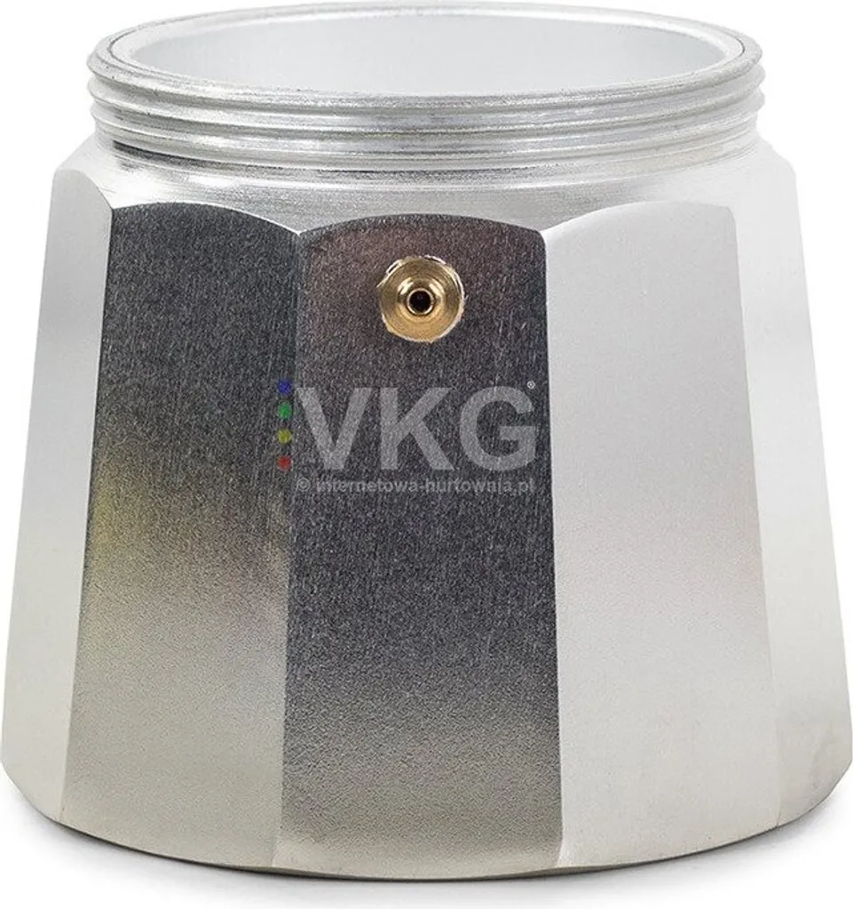 Offerta Caffettiera Verk 07038 - 6 Tazze Argento 300ml Moka Espresso - 8