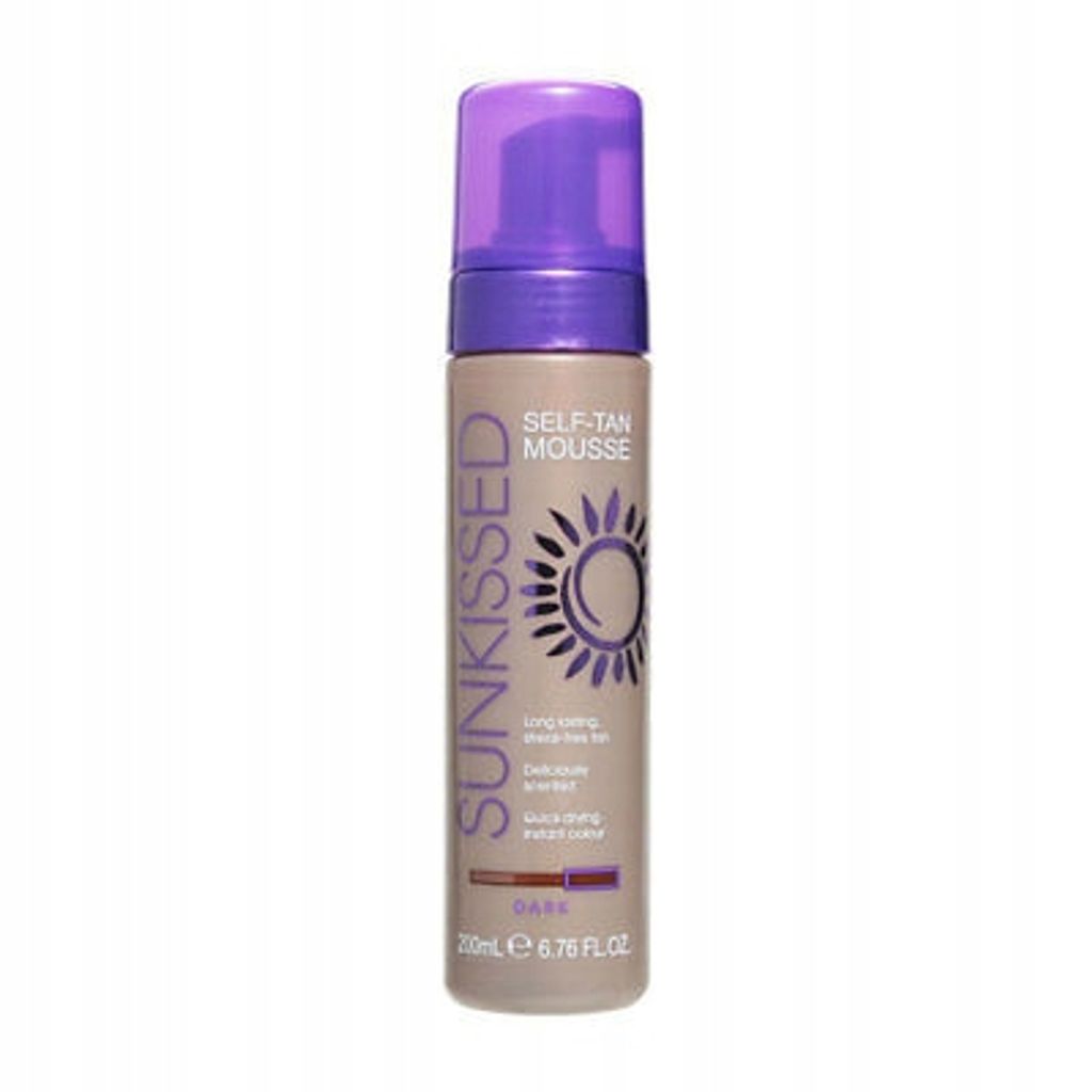 SunKisserd Self Tan Mousse tmavé samoopaľovanie 200ml Obrázok produktu 