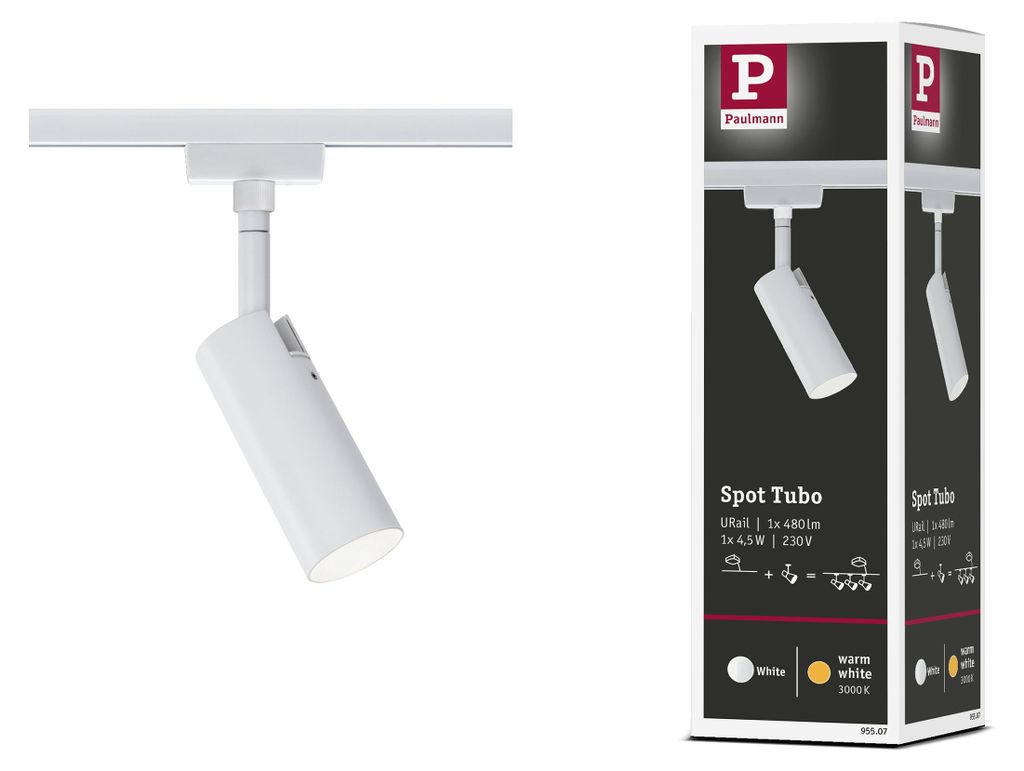 Paulmann URail LED Schienenspot Tubo Einzelspot Zdjęcie produktu 