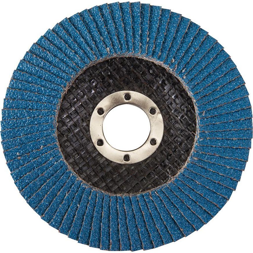 Silverline Zirkonium- Fächerscheibe 115 mm, 40er-Körnung Produktbild 