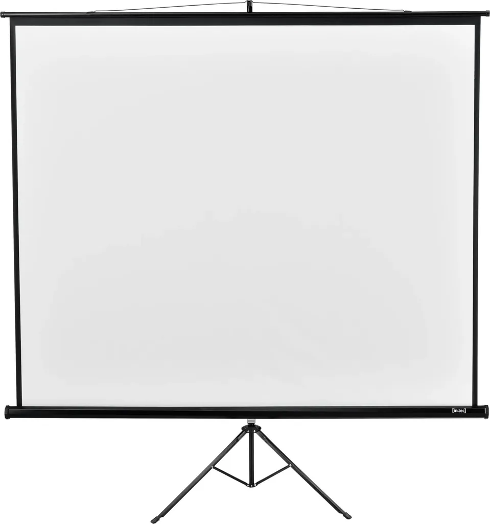 Écran de projection anti-reflet 203x203 cm - Fixation murale ou suspendue