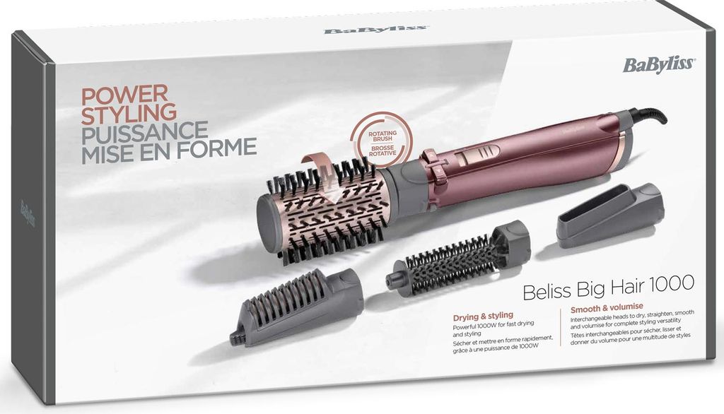 Szczotka na gorące powietrze Beliss Big Hair 1000 AS960E