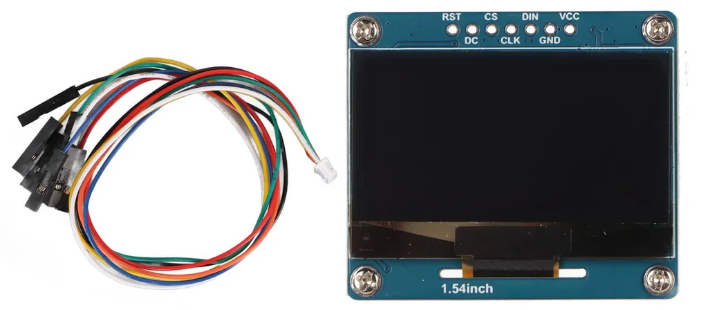 Module Écran OLED SSD1309 1,54 pouces SPI/I2C 128x64 pour STM32 et RasPi