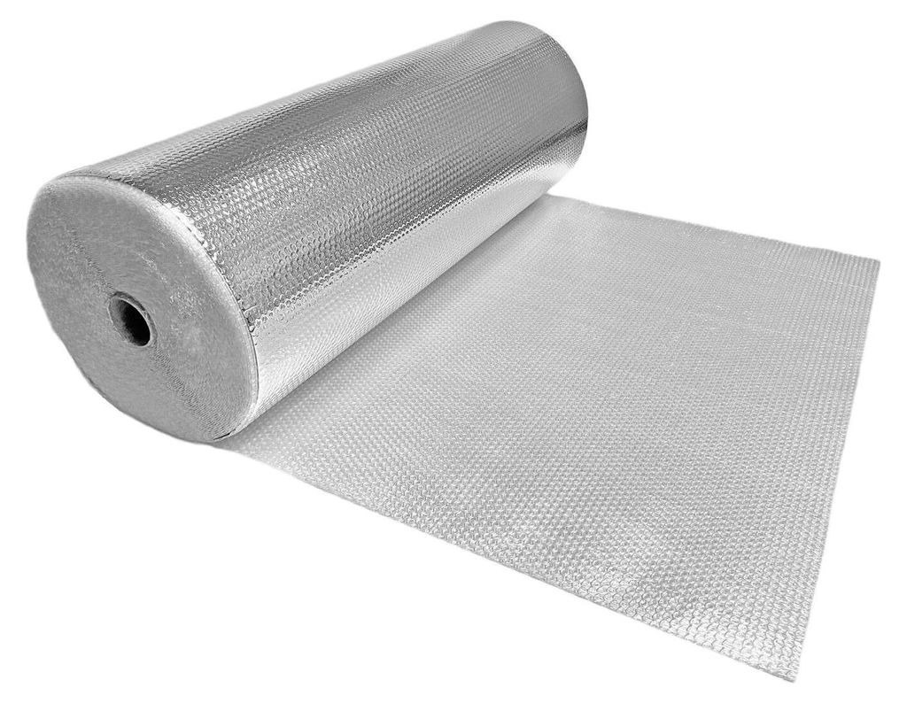 1 Rolle ALU-TOP Luftpolsterfolie 120cm x 50m PET mit ALU Produktbild 