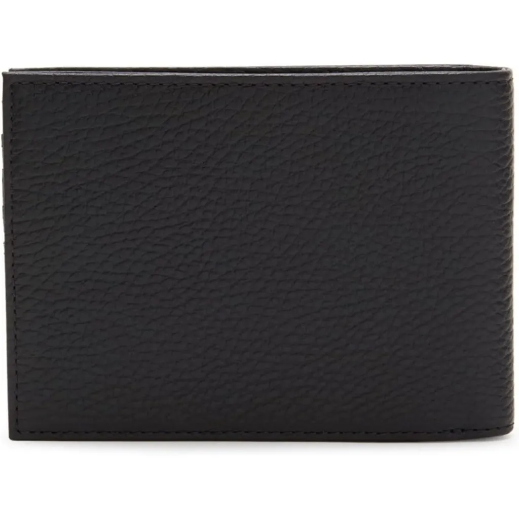 Portefeuille pour homme Armani en cuir véritable noir - Modèle Luxe - 3