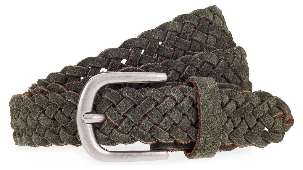 Vanzetti Damen Gürtel aus echtem Leder mit Dornschließe, 100 cm x 3 cm