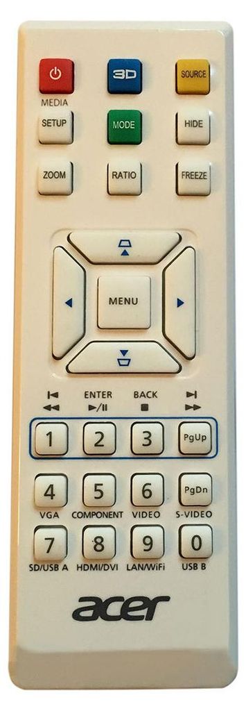 ACER Fernbedienung MC.JK211.007, E-26281, MC.JH611.001, MC.JFZ11.002, VZ.J5300.005, VZ.J5600.002, original