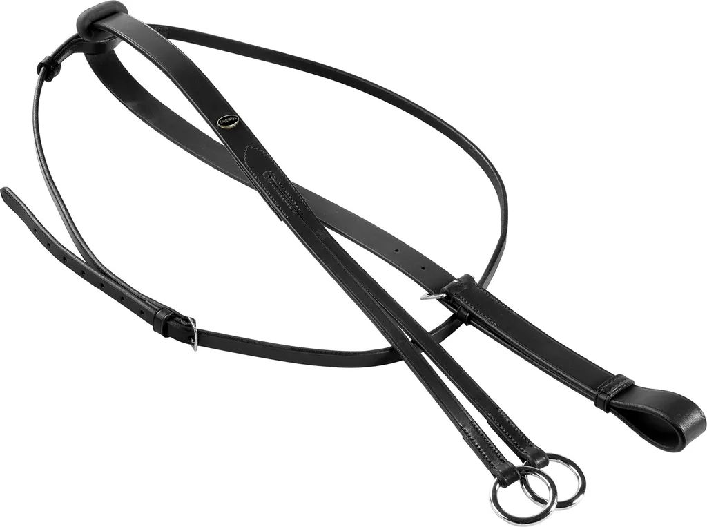 Stabilisez la Tête de votre Poney - Martingale Wembley Noire Taille PON