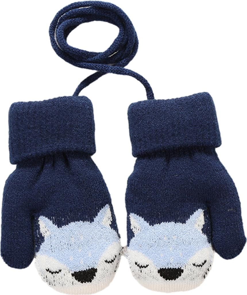Winterwarme, elastische Strick-Schneehandschuhe für Kinder, Magic Skihandschuhe für Kinder