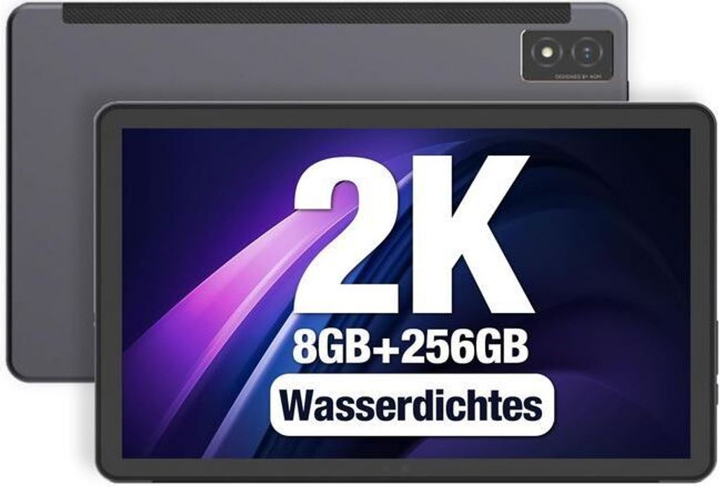 K-S-Trade Neopren Hülle kompatibel mit AGM PAD P1 Schutz Hülle Neoprenhülle Tablet-Hülle Tabletcase Tablet Schutz Gürtel Tasche Case Holster